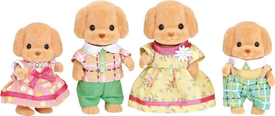 Epoch Toys Toy Poodle Family Sylvanian Families For 3+ Years 8cm (Miscellaneous Designs)