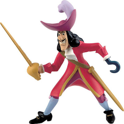 Bullyland Miniature Toy Captain Hook 10cm. (Various Designs/Assortments of Designs) 1pc