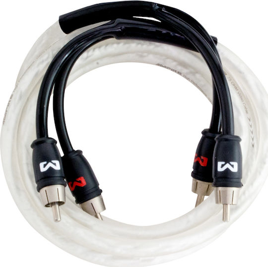 Ampire Cable RCA male - RCA female 2.50m XA250