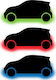Autoline Exterior Decorative Car Lighting System Green Color