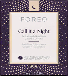 Foreo Call It A Night Μάσκα Προσώπου 7τμχ