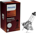 Philips Lămpi Autoturismului Master Duty H7 Halogen 3250K Alb cald 24V 70W 1buc