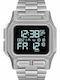 Nixon Regulus SS Дигитален Мъжки часовник 46мм На батерия Сребърен Метална гривна
