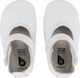 Bobux Βρεφικές Μπαλαρίνες Αγκαλιάς Λευκές Soft Sole Strap