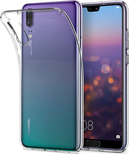Back Cover Silicone 0.5mm Transparent (Huawei P20)