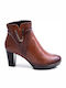 Envie Shoes Women's Ankle Boots with Medium Heel Tabac Brown