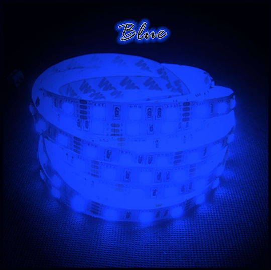 Atman Αδιάβροχη Ταινία LED 12V Μπλε Φως 1m Τύπου SMD5050