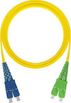 Central Optical Fiber SC-SC Cable 2m Κίτρινο