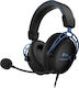 HyperX Cloud Alpha S Over Ear Gaming Headset με σύνδεση 3.5mm Μπλε