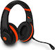 Stealth Raptor Auf dem Ohr Gaming-Headset mit Verbindung 3,5mm Orange