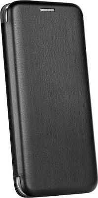 Forcell Synthetic Leather Book Black (Galaxy A30s)