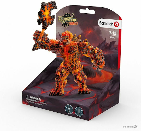 Schleich-S Lava Golem Mit Waffe Für 7-12 Jahre 23cm Mehrfach