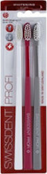 Swissdent Whitening Profi Periuță de dinți Soft White, Pink & Grey 3buc Swissdent Whitening Profi Periuță de dinți Soft White, Pink & Grey 3buc