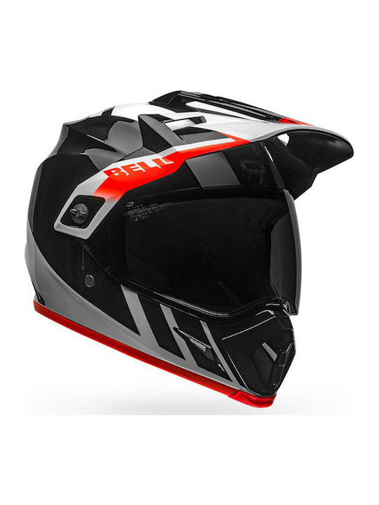 Bell MX-9 Adventure Mips On-Off Helmet DOT / ECE 22.05 1698gr Dash Gloss Black-White-Orange