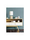 Trio Lighting Ceramic Table Lamp for Socket E14 with White Shade and Base