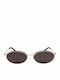 adidas Men's Sunglasses with Gold Metal Frame and Gray Lens AOM015-120000