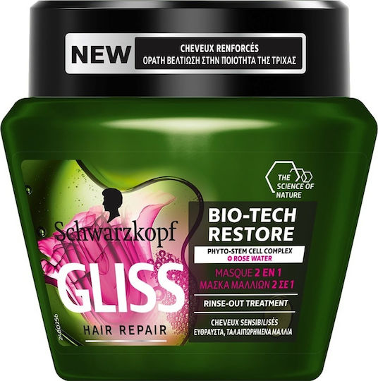 Gliss Bio-Tech Restore Hair Mask for Repairing with Keratin 300ml