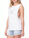 Emporio Armani Summer Women's Cotton Blouse Sleeveless White 1640079P291-00010