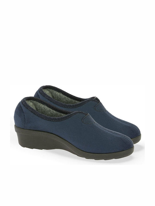 Parex Closed-Back Women's Slippers In Navy Blue Colour