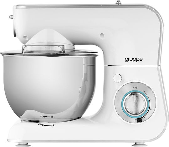 Gruppe 6336C Stand Mixer 1000W with Stainless Mixing Bowl 4lt