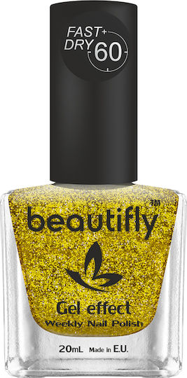 Beautifly Glossy Long Lasting Nail Polish Quick Dry 630 Flaming Copper 20ml