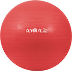 Amila Медицинска топка Пилатес 75см, 1кг в Червен Цвят