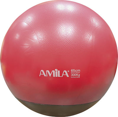 Amila 48446 Pilates Ball 65cm 10kg Red
