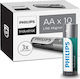 Philips Industrial Алкални Батерии AA 1.5V 2бр