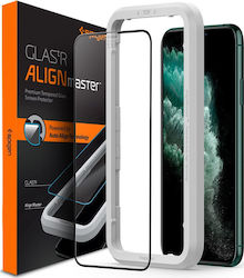 Spigen AlignMaster Vollflächig gehärtetes Glas (iPhone 11 Pro Max) AGL00098