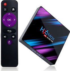 H96 Max TV Box Max RK3318 H96MAX-V1164 4K UHD with WiFi 4GB RAM and 64GB Storage Space with Operating System Android 9.0 and Google Assistant