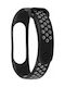 Handodo Double Armband Silikon mit Pin Schwarz (Mi Band 3/Mi Smart Band 4) 2447639