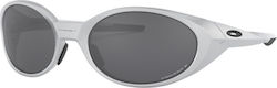 Oakley Eye Jacket Redux Γυαλιά Ηλίου Ασημί με Κοκκάλινο Σκελετό