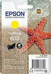 Epson 603 Μελάνι Εκτυπωτή InkJet Κίτρινο (C13T03U44010)