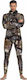 Omer Holo Stone Full Diving Suit Shaved Inside with Chest Pad for Spearfishing Camouflage Brown 7mm