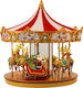 SP Souliotis Very Merry Carousel Mr Christmas Χριστουγεννιάτικο Φωτιζόμενο Διακοσμητικό Καρουζέλ Ρεύματος με Μουσική