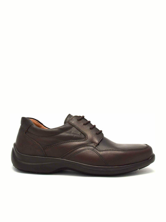 Boxer Men's Anatomic Leather Casual Shoes Brown