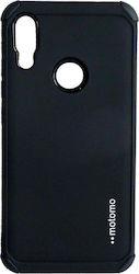 Motomo Tough Armor Back Cover Plastic Black (Re...