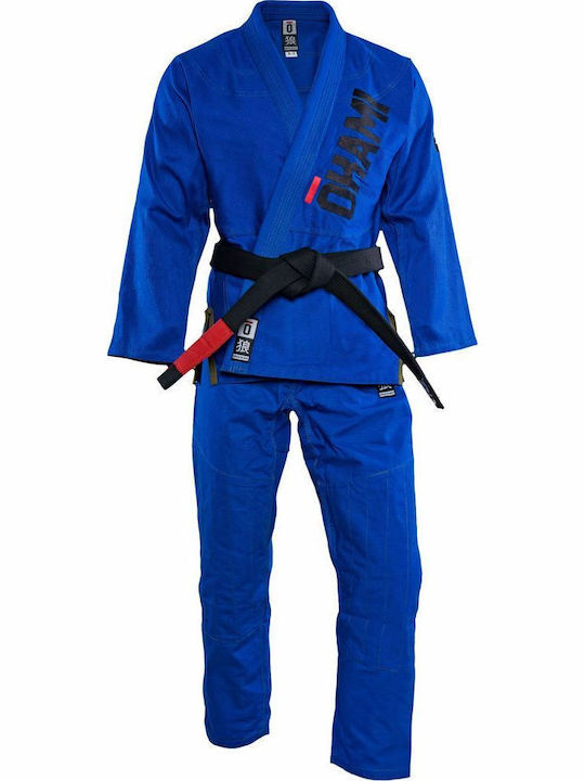 Okami Competition Training Team Gi 2 Мъжка Униформи Бразилско джу джицу Син