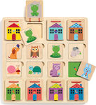 Holz Kinder Steckpuzzle Cabanimo für 3++ Jahre 16pcs Djeco