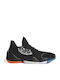 Harden Vol. 4 Χαμηλά Μπασκετικά Παπούτσια Core Black / Silver Met. / Bright Blue