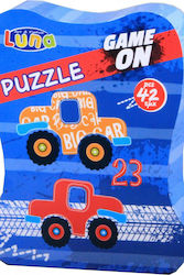 Puzzle pentru Copii Cars Game On 42buc Luna