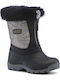 Nancy Kids Snow Boots with Zipper Black