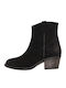 Boxer Leather Women's Ankle Boots Black