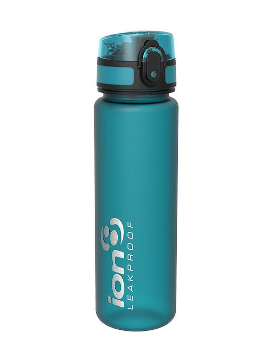 Ion8 Slim Plastic Water Bottle 600ml Blue