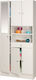 Polihome Imba Badezimmersäule Boden H82xB32xH184.7cm Weiß