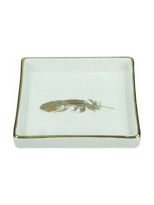 Zaros Suporturi pentru pahare Ceramică Alb 11.5x11.5cm 1buc