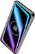 Usams US-CD88 Power Bank 10000mAh με 3 Θύρες USB-A Quick Charge 3.0 Μαύρο