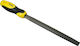 Stanley 0-22-471 Raspel Holz 200mm Halbkreisförmig mit Griff (Mittelzahn)