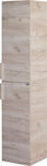 Ravenna Deor Badezimmersäule Wandhängeschrank H35xB32xH165cm Sonoma
