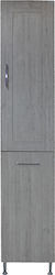 Ravenna Limnos Στήλη Μπάνιου Δαπέδου Μ35xΒ35xΥ184cm Σταχτί